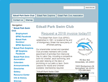 Tablet Screenshot of edsallpark.org